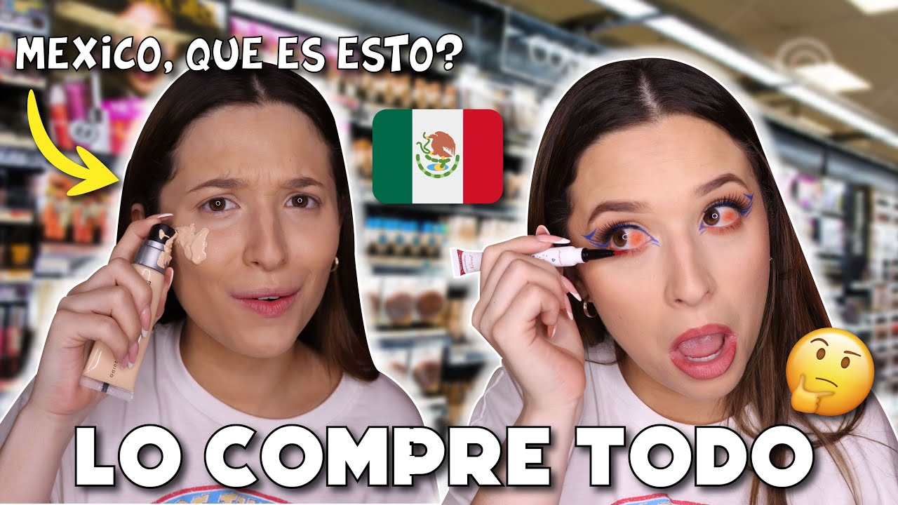 COMPRÉ TODO EL MAQULLAJE DE TIANGUIS EN MÉXICO *lo más barato DEL MUNDO*