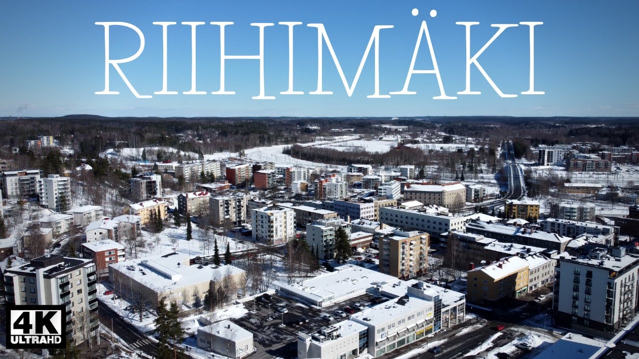 Finland City Walks: Early Spring in Central Riihim&auml;ki