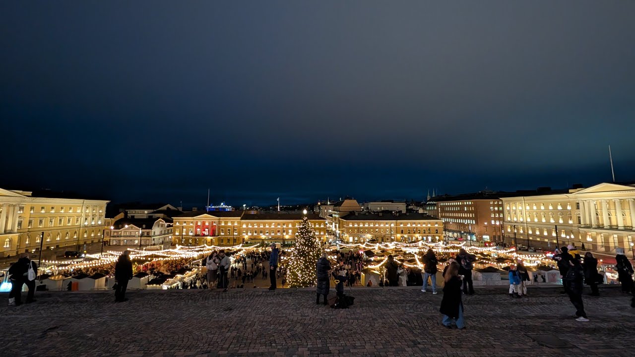 Tuomaan Markkinat ja Helsingin jouluvaloja 2025
