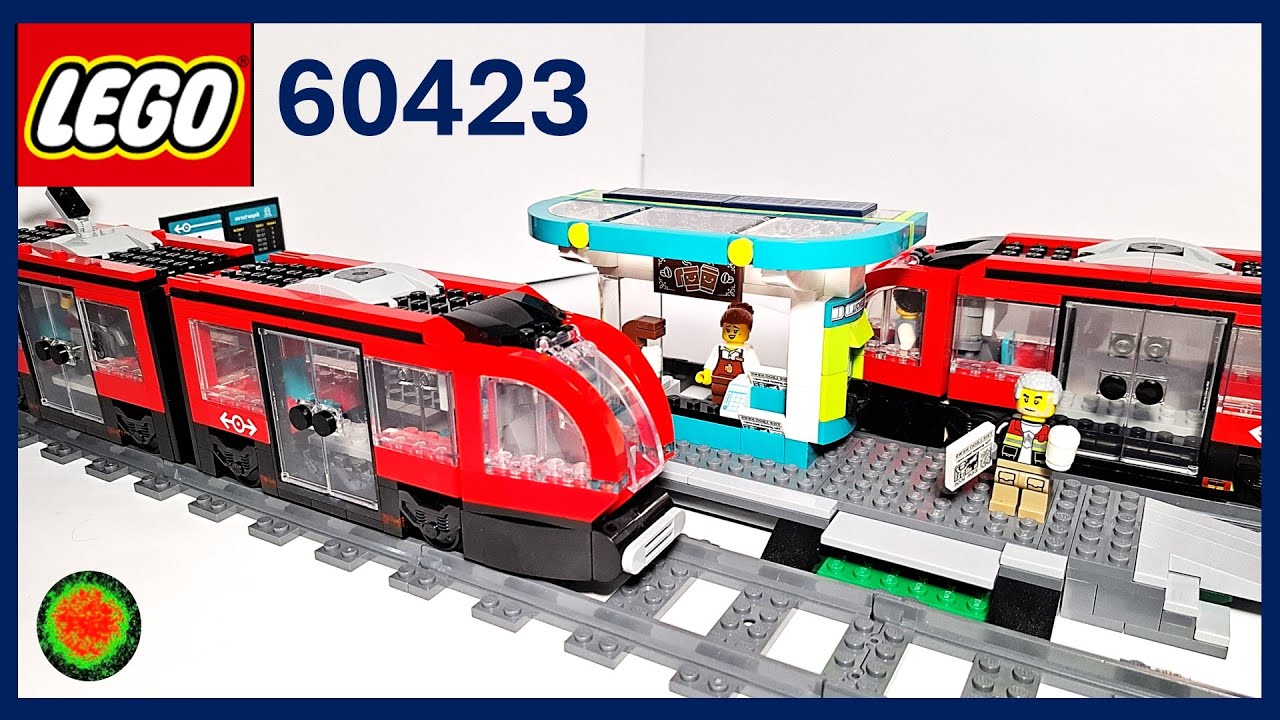 LEGO Trains. Это метро, трамвай,  электричка? Обзор набора 60423.