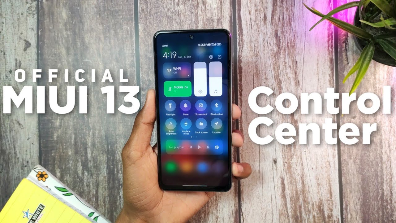 New MIUI 13 Control Center For Xiaomi Phones - iOS inspired animations 🔥🔥