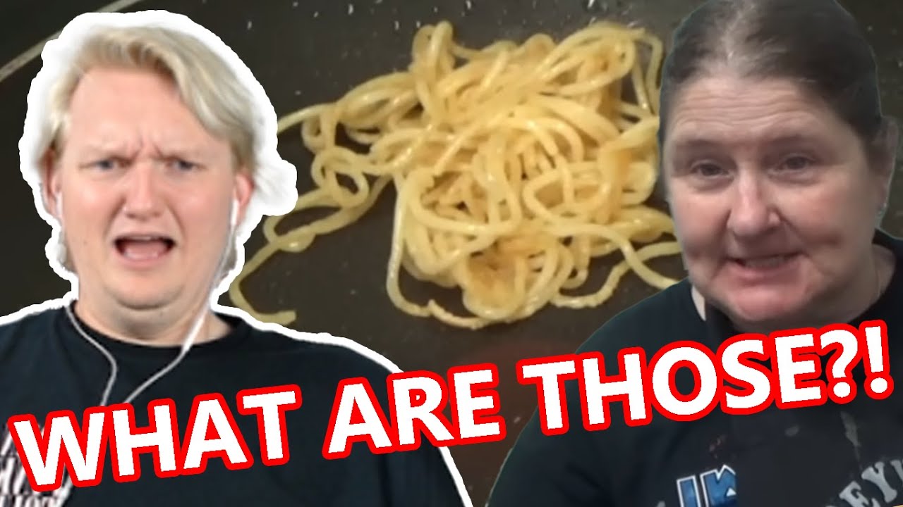 REACTING TO KAY'S COOKING CRISPY NOODLE RECIPE