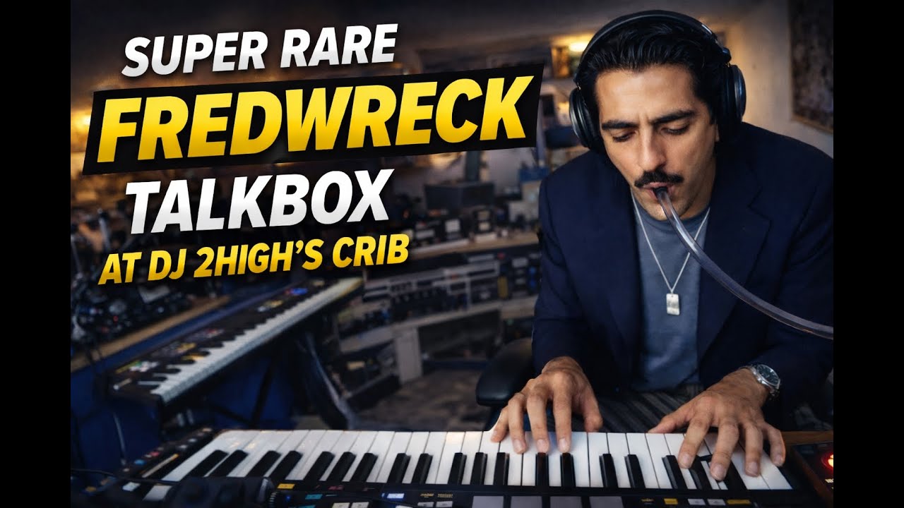 СУПЕР РЕДКОСТЬ: Fredwreck за TALKBOX в студии DJ 2HIGH&rsquo;s Crib