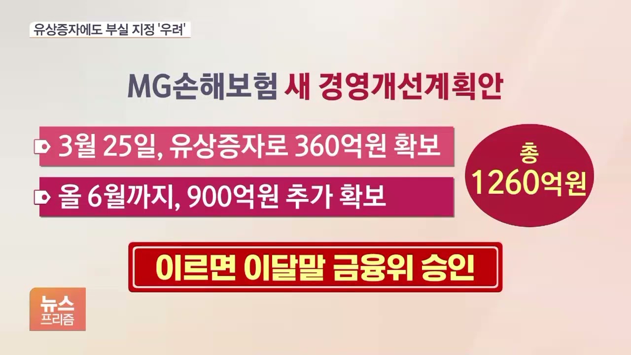 MG손보가 불안하다?&hellip;금감원 실사 착수 &lsquo;부실 지정시 매각 가능성&rsquo;