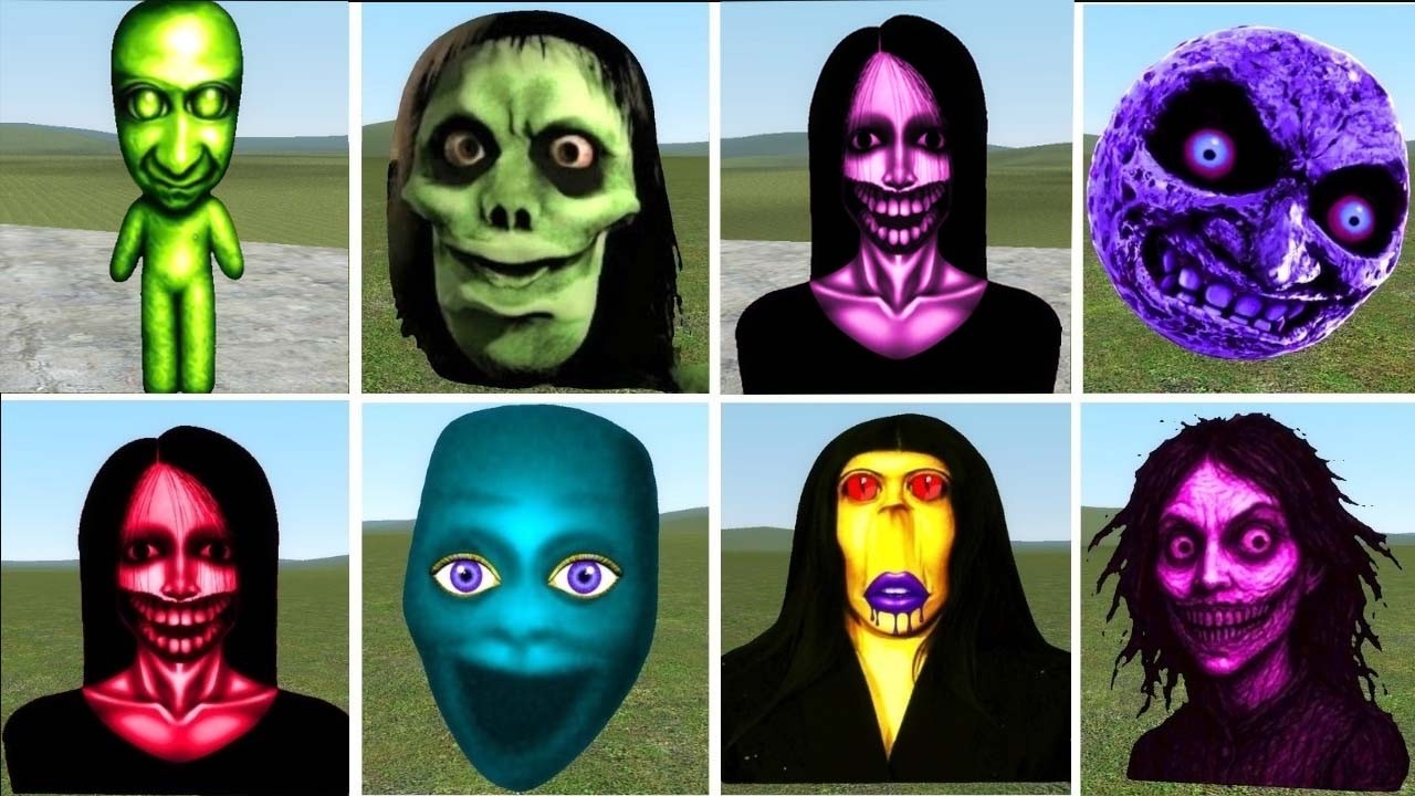 Kuchisake Onna, Yoshie kimura, Jungler Original, Alpha Wyrms,Termina. Vs Towers In Garry's Mod