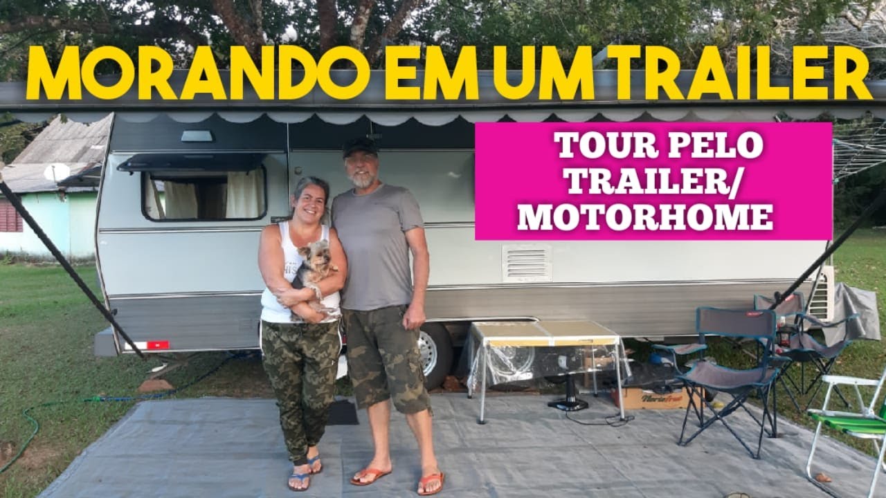 Conheça o casal que vive há 4 anos em um TRAILER HOME e um MINI MOTORHOME! T2 ep.81