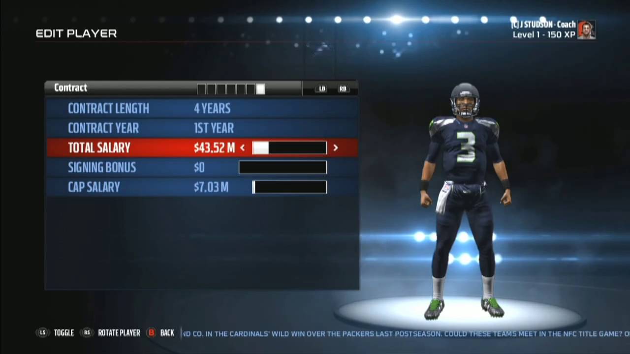 Madden 17 - Editing player contract salaries is so slow