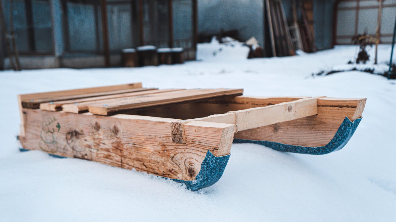 🛷 САНКИ ИЗ ХЛАМА СВОИМИ РУКАМИ