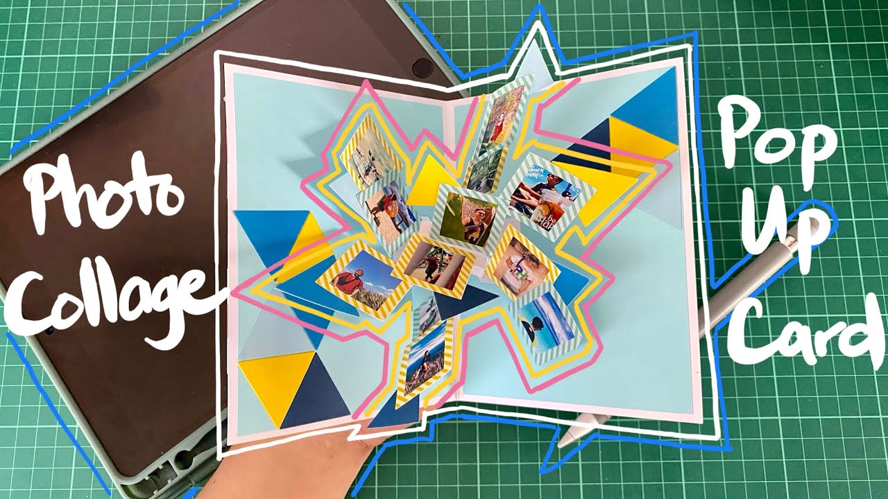 DIY Photo Collage Pop-up Card Tutorial