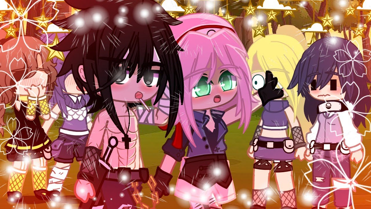 MY SWEATSHIRT MEME // GACHA CLUB SASUSAKU FT: ME, INO, HINATA & RANDOM FANGIRLS (MY ORIGINAL IDEA!)