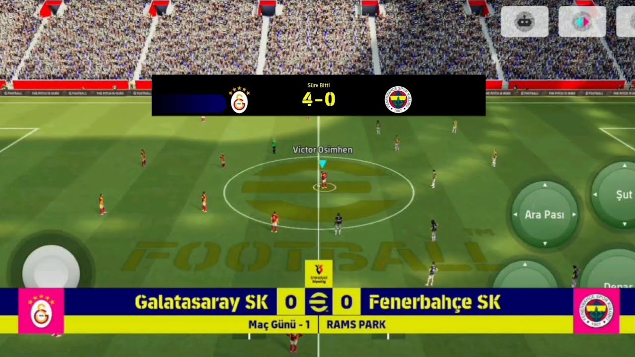EFOOTBALL GAMEPLAY MOBİLE ( FUTBOL OYUNU  )