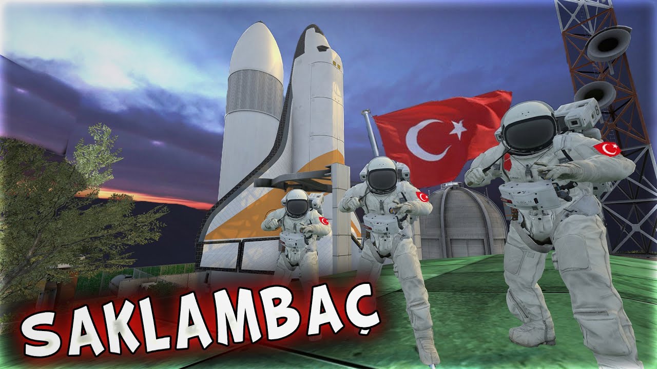 UZAY MEKİĞİNE BİNİP AY'DA SAKLANIYORUZ ! İLK TÜRKLER