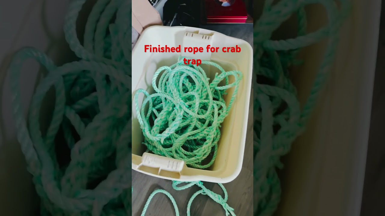 Finished rope for crab trap #viral #fishing #viralvideo #shorts #crabfishing #video #hardwork #crab