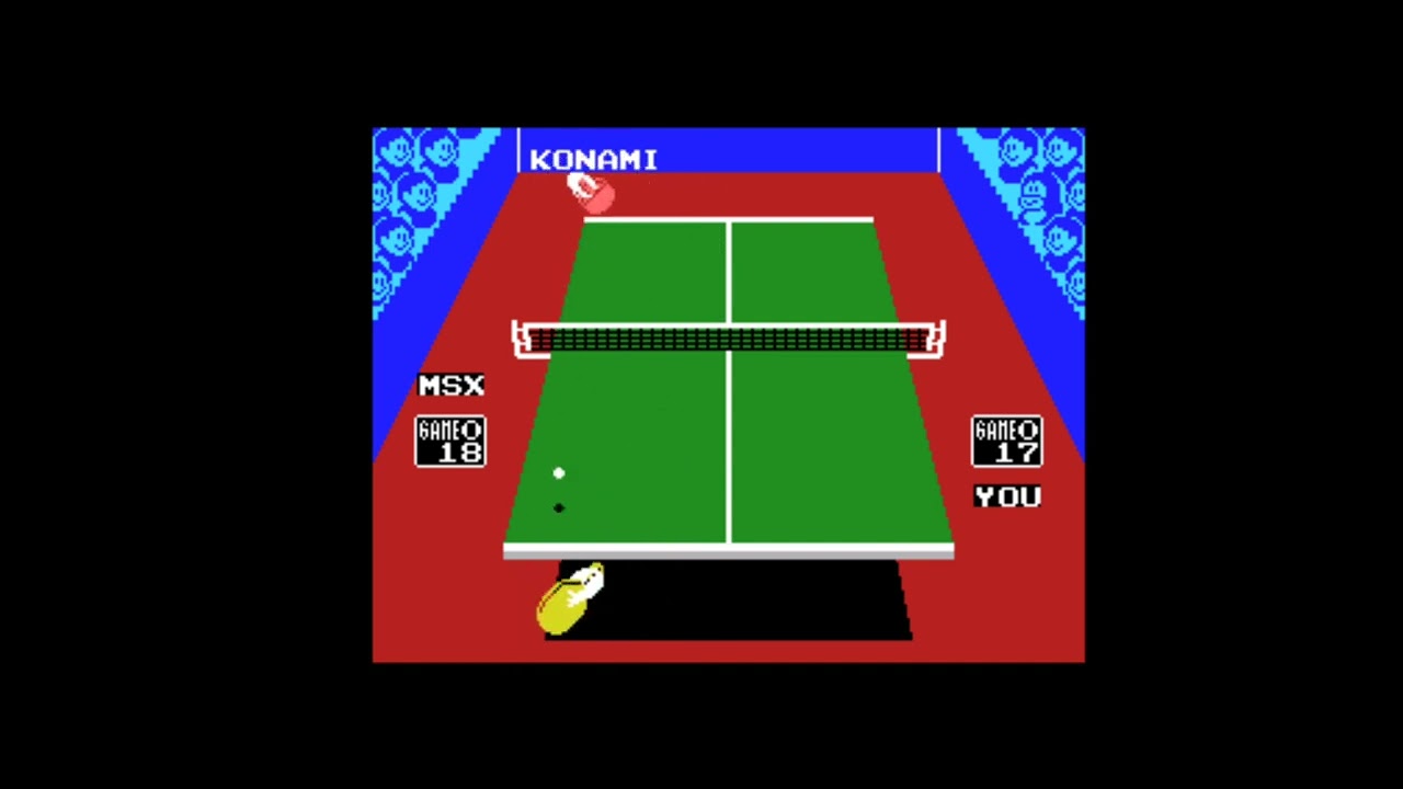 Konami's Ping Pong (MSX)