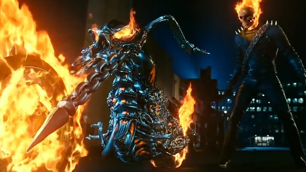 New Movie Johnny Blaze Escape From Police Station Scene - Ghost Rider (2007) Movie Clip 1080p