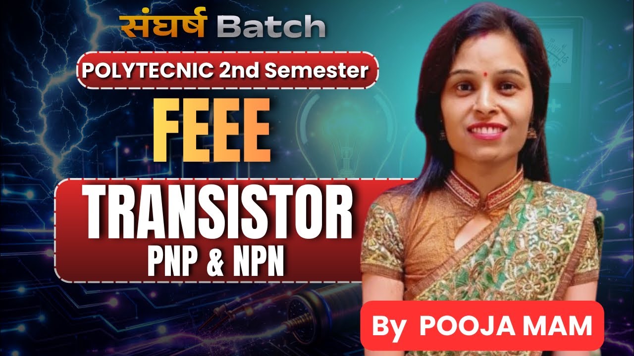 Polytechnic All Subjects LIVE | #fee| transistor |pnp| npn|second sem all branches