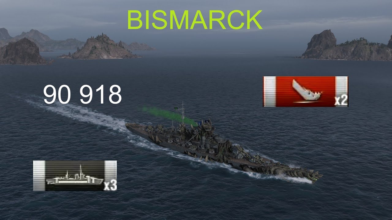 World of Warships l Petite game sympa en BISMARCK