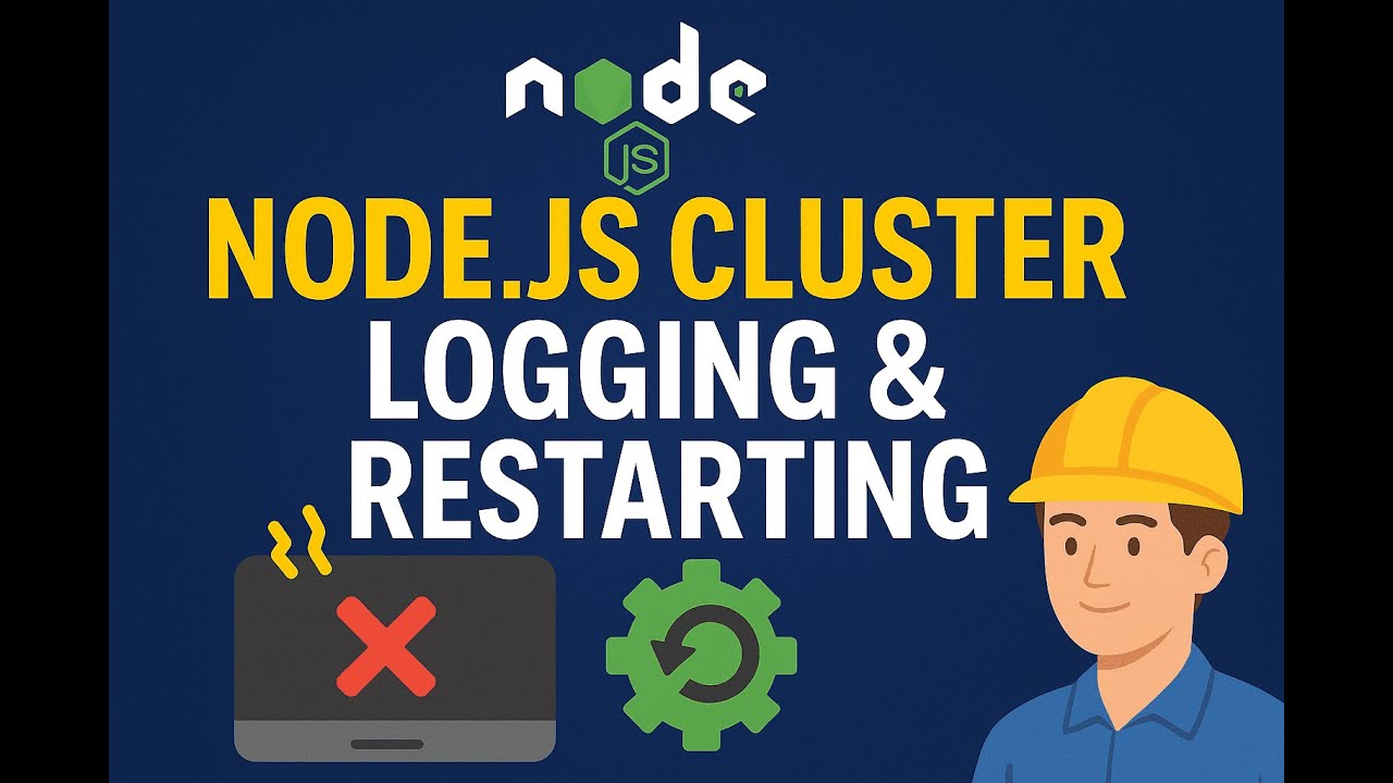 138. Node.js Cluster Tutorial: Logging Worker Events & Auto-Restarting Crashes