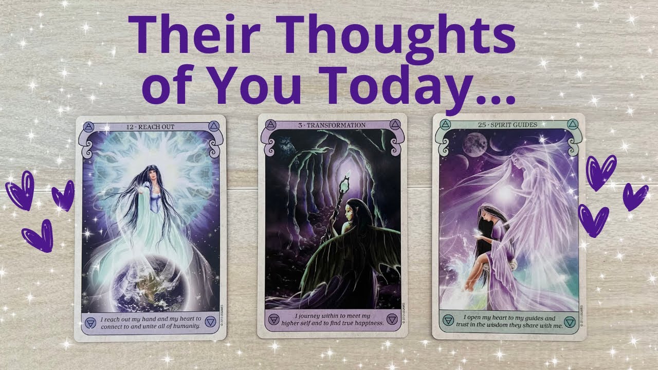 🌹WHAT ARE THEY THINKING OF YOU TODAY? 🌺PICK A CARD 💝 LOVE TAROT READING 🌷 TWIN FLAMES 👫 SOULMATES