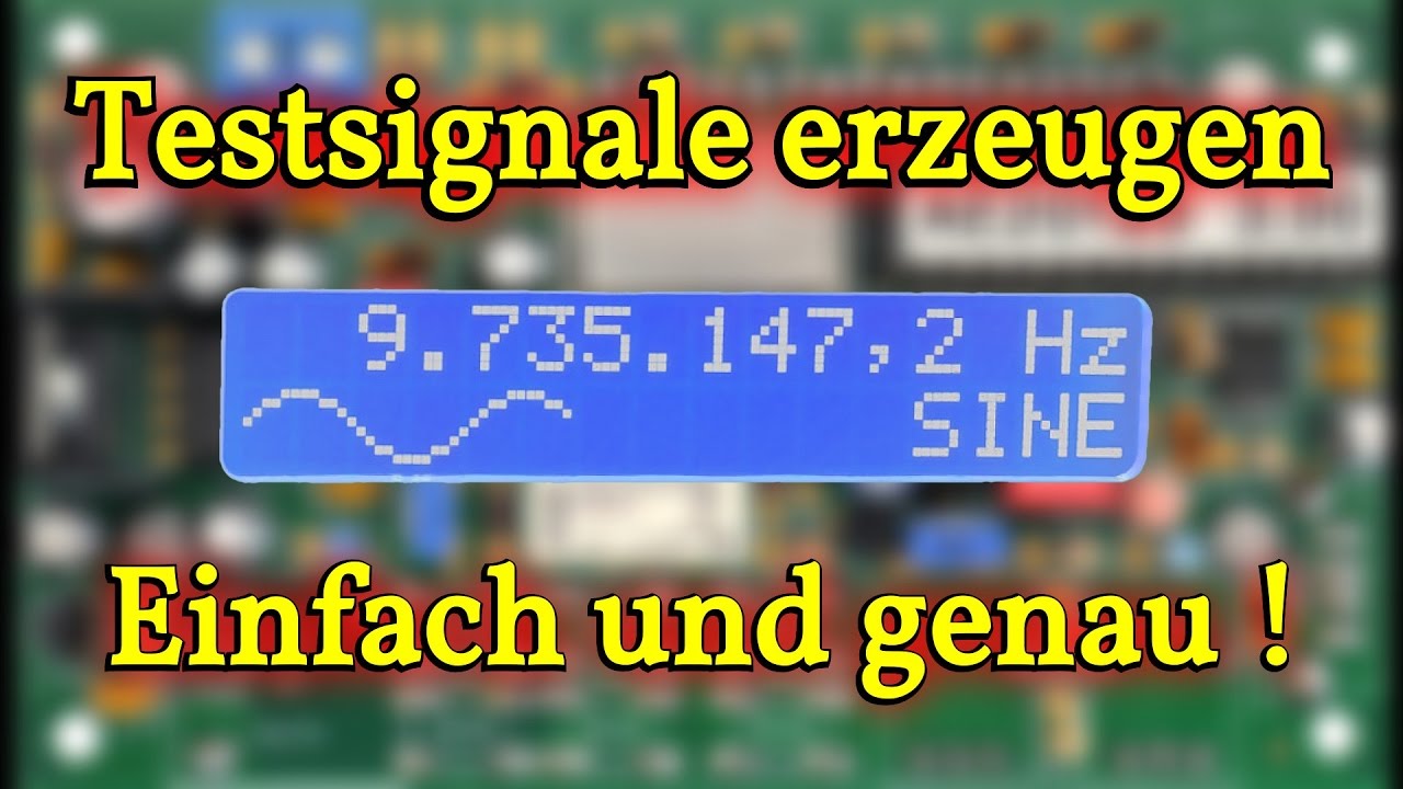 Signalgenerator / Funktionsgenerator - gut und günstig !   Ascel AE20125