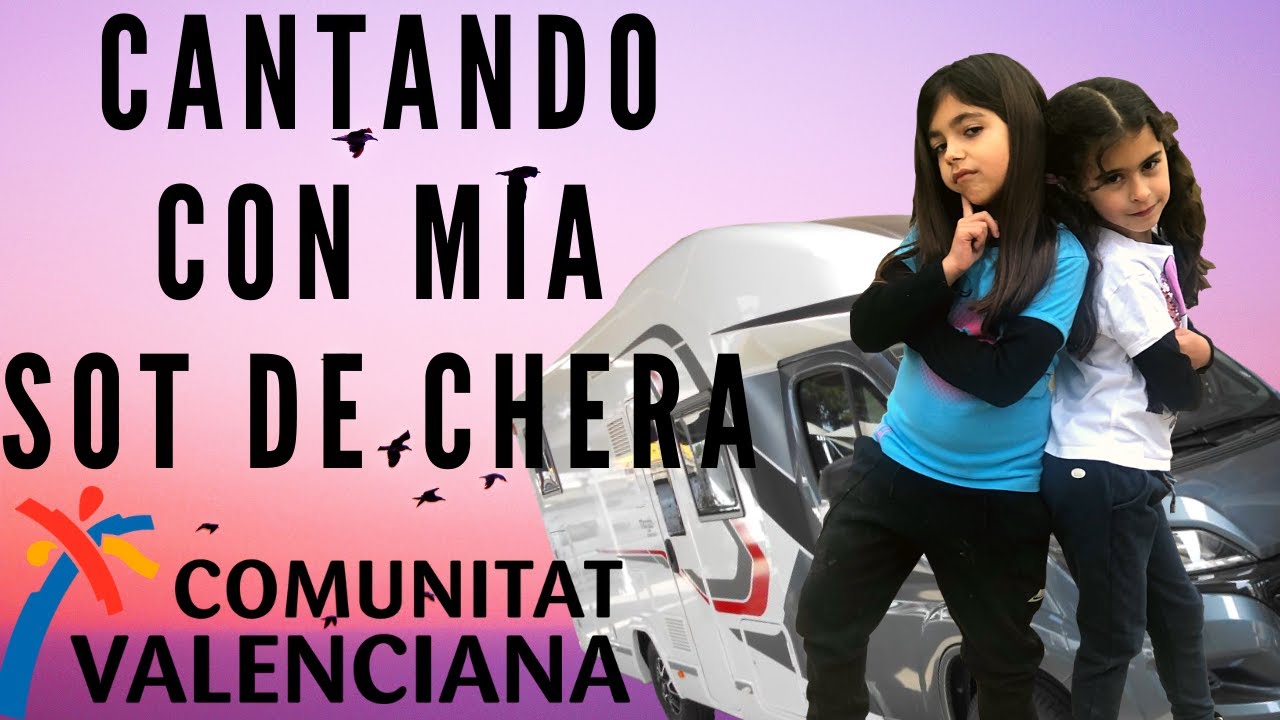 Viaje en autocaravana / Sot de Chera Comunidad Valenciana tocando y cantando Cumpleaños Feliz