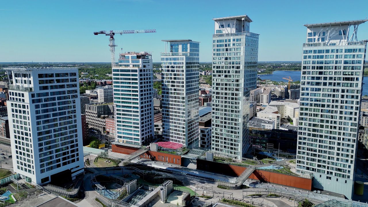 Helsinki Kalasatama Towers, May 2024