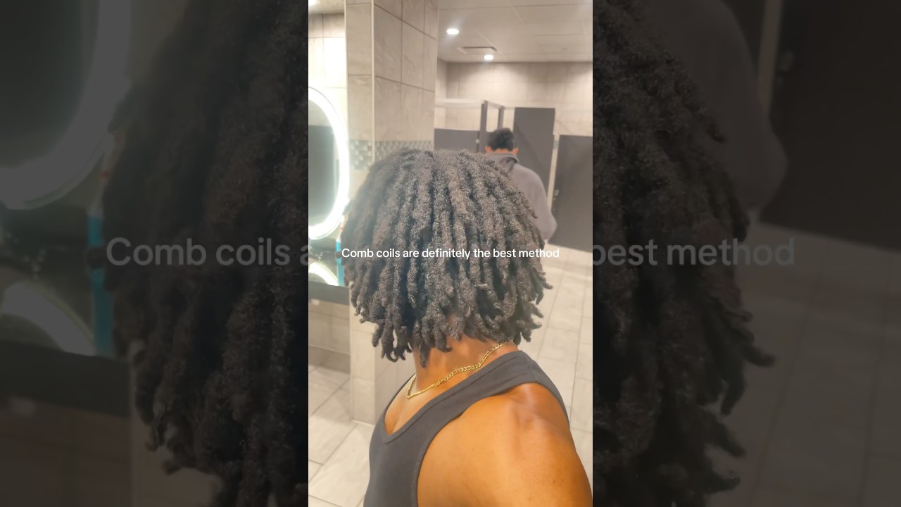 Comb coils are the best loc method! Do you agree? 🤔 #locs #locjourney #shorts #naturalhair