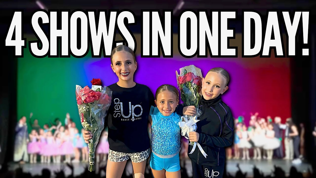 You’ve NEVER Seen Dance Recital Day Like This! | 4 Shows, 3 Sisters, 1 Epic Showcase Day (2025)