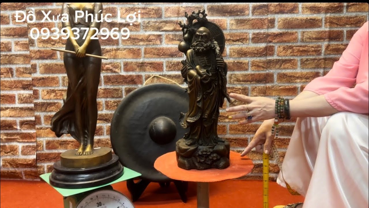 15/3/26 cô gái thổi sáo,ông đạt ma,bộ bát bữu,chiên cổ to,bàn tính đồng