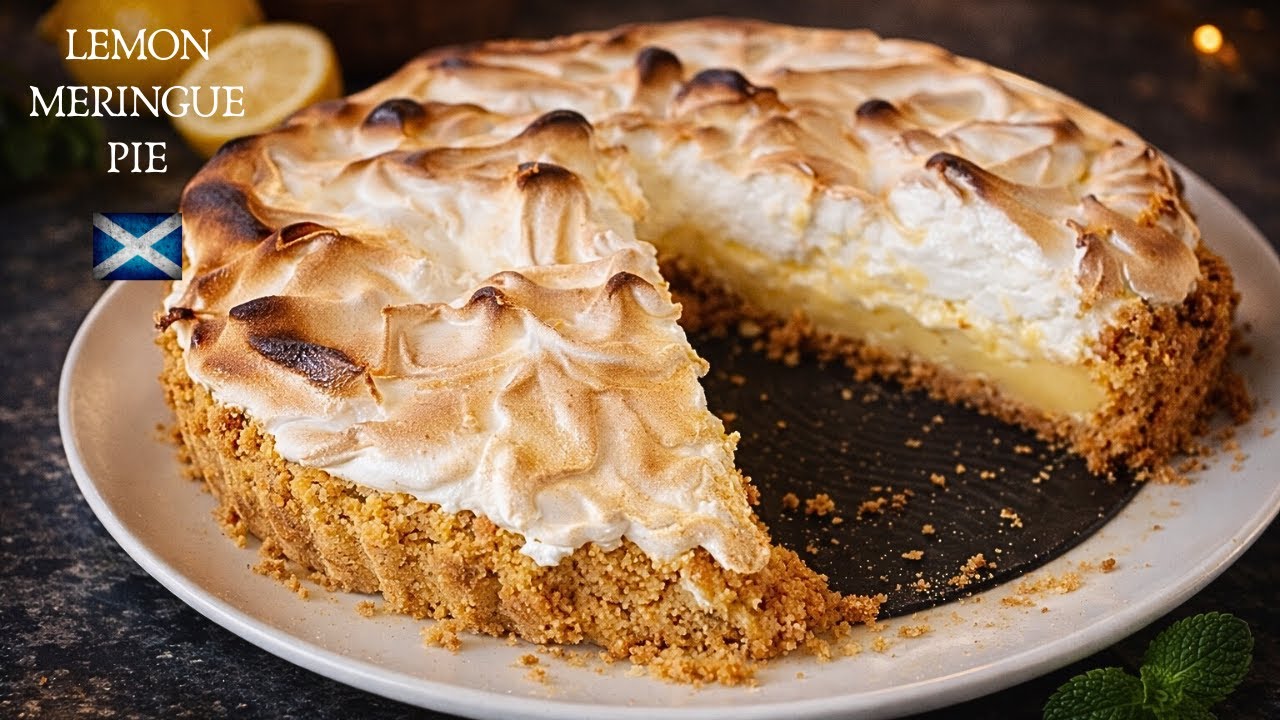 The easiest Lemon Meringue Pie! Recipe :) Cook with me!