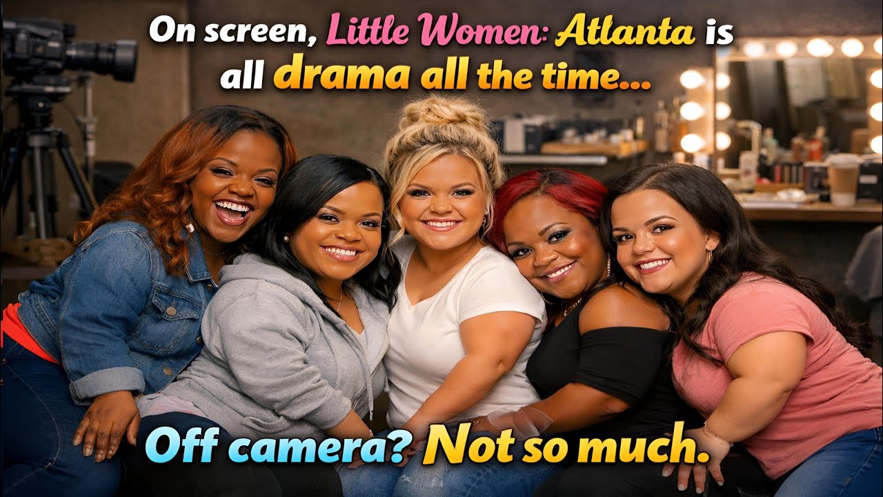 On screen, Little Women: Atlanta is all drama all the time. Off camera? Not so much...