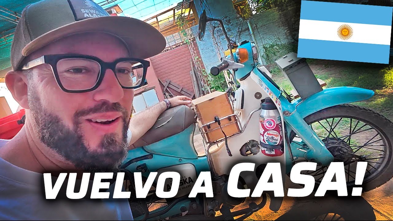 I'M GOING BACK TO MY CITY AFTER SIX YEARS TRAVELING BY MOTORCYCLE 👀😱 | SANTO TOM&Eacute; 🇦🇷