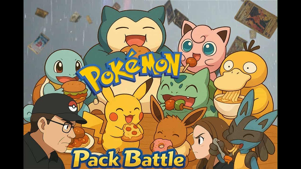 FOOD FIGHT! POKÉMON PACK BATTLE - WEEKLY DINNER MENU  #pokemon #packbattle #dinner #menu