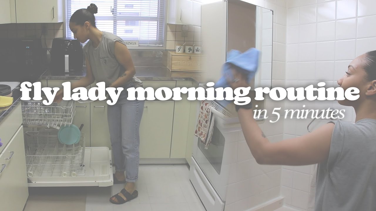 5 Minute Cleaning Motivation | Day 1 Fly Lady Morning Routine