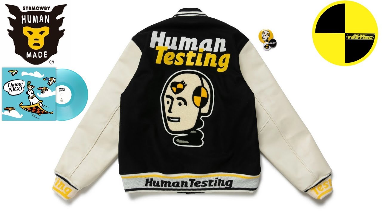 Human Made Testing Varsity Jacket | AWGE A$AP Rocky | I KNOW NIGO