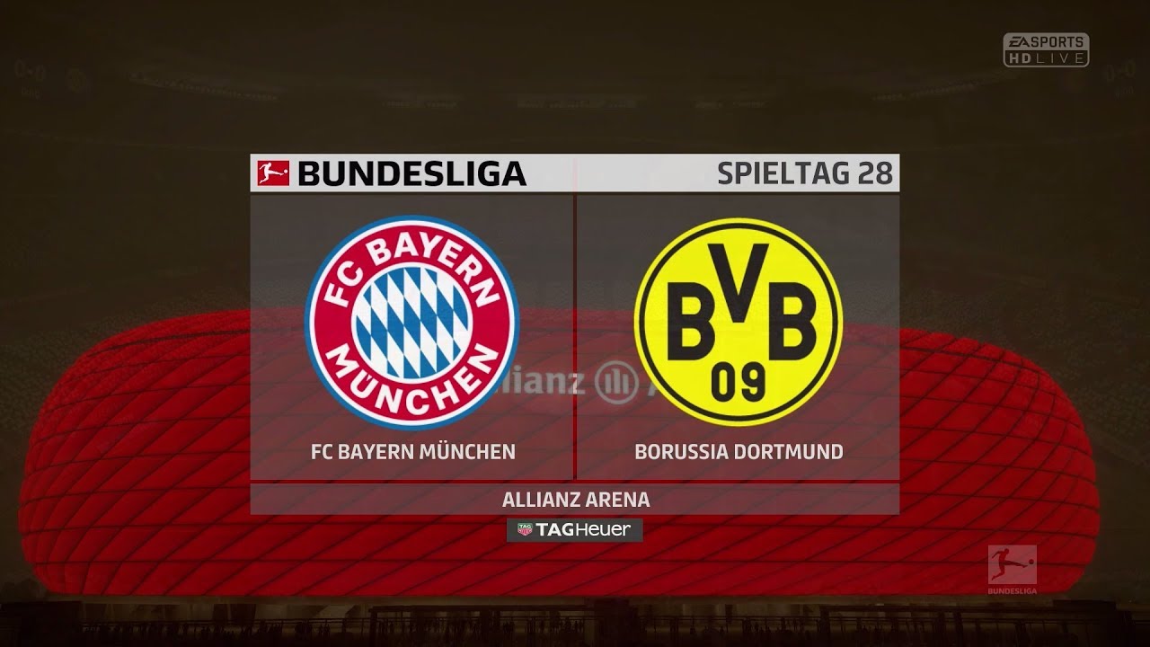 FIFA 18 Bundesliga Prognose | FC Bayern München - Borussia Dortmund