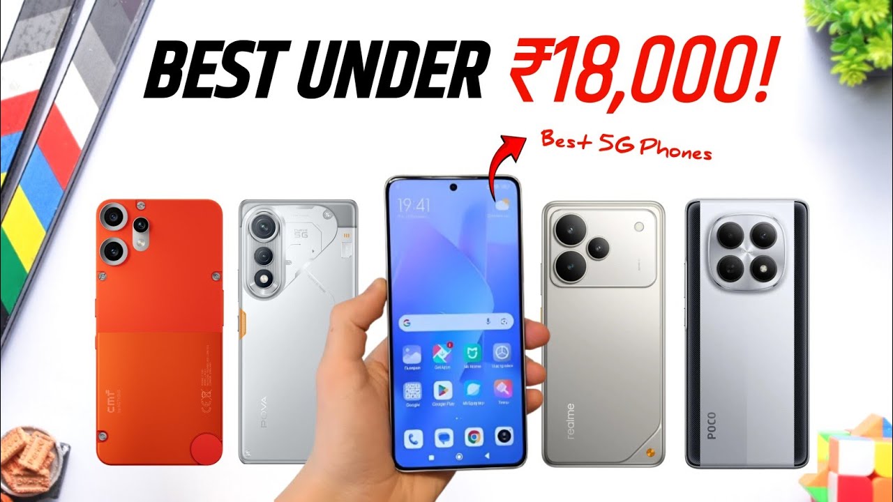 Top 5 Best Smartphone Under 18000 in 2026⚡| Best 5G Phones Under 18000