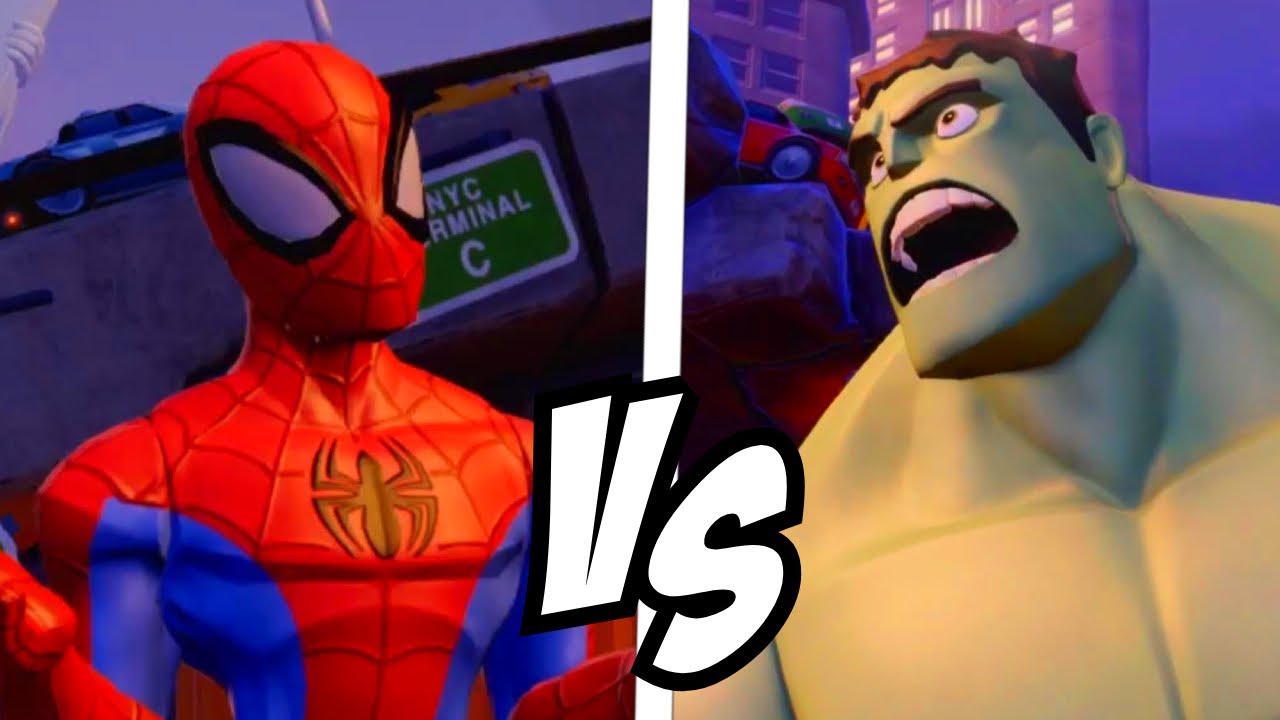 TEAM HULK VS TEAM SPIDER-MAN! - Disney Infinity 3.0 Marvel Battlegrounds