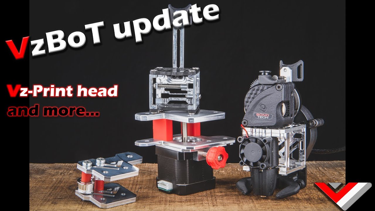 Обновление VzBoT: новая печатающая головка Vz-PrintHead и многое другое...