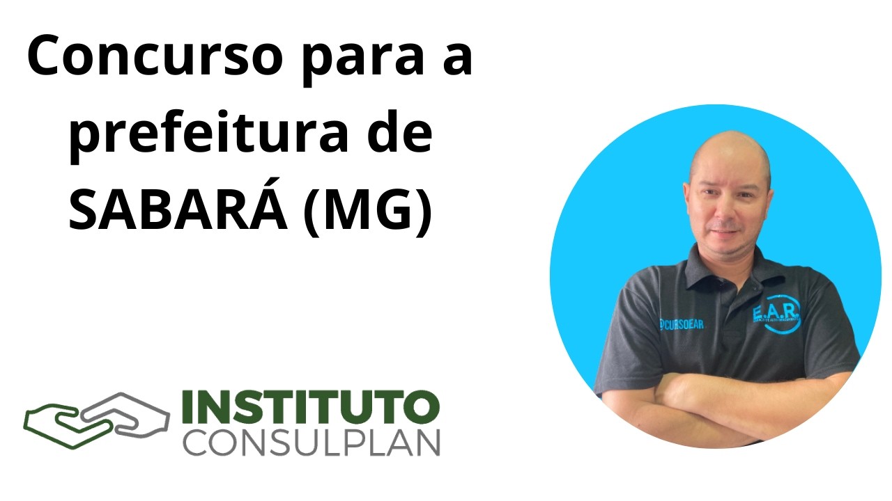 PREFEITURA DE SABARÁ - CONCURSO PARA PROFESSORES DE MATEMÁTICA - BANCA CONSULPLAN