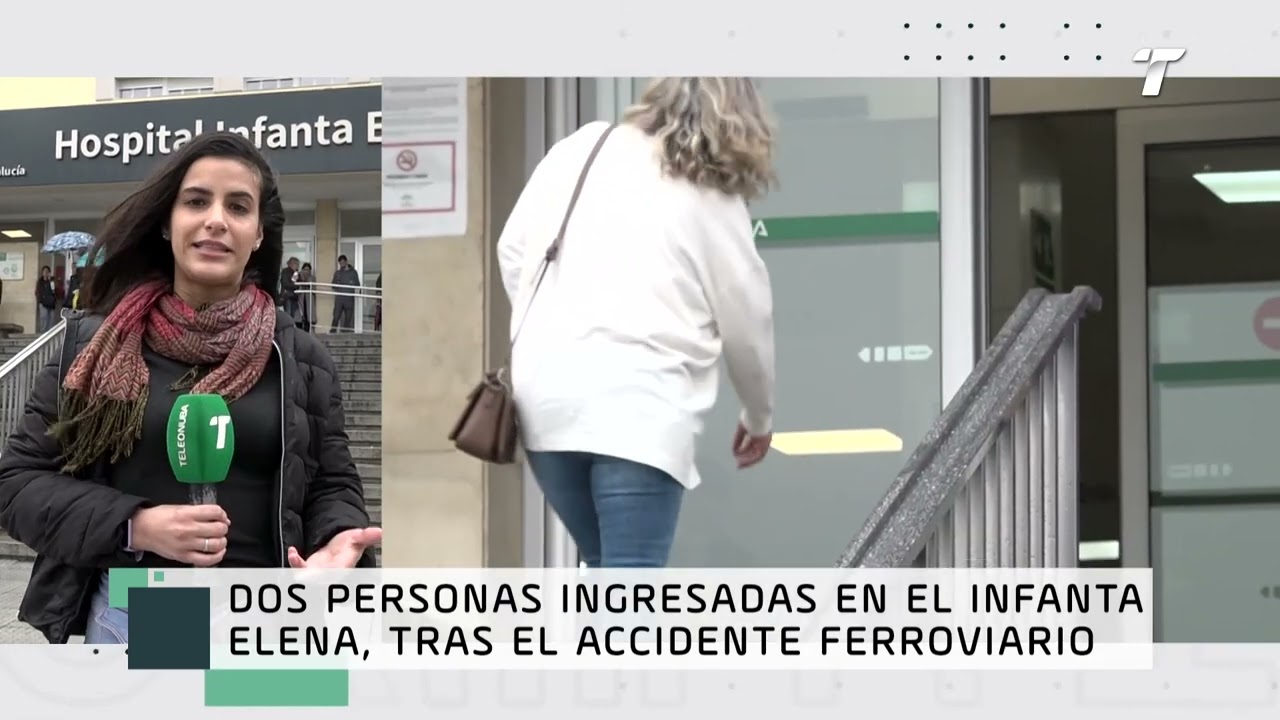 Dos personas ingresadas en el Infanta Elena tras el accidente ferroviario