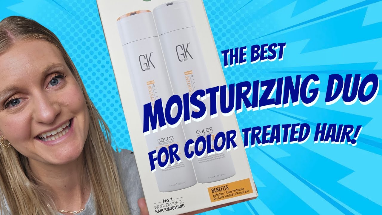 GK Hair Balancing Conditioner & Shampoo for Color Treated Hair (Product Link in Description)