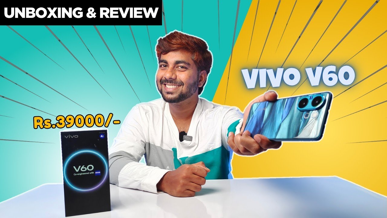 VIVO V60🔥Best Budget 5G📸Camera Mobile | Unboxing & Quick Review Tamil |