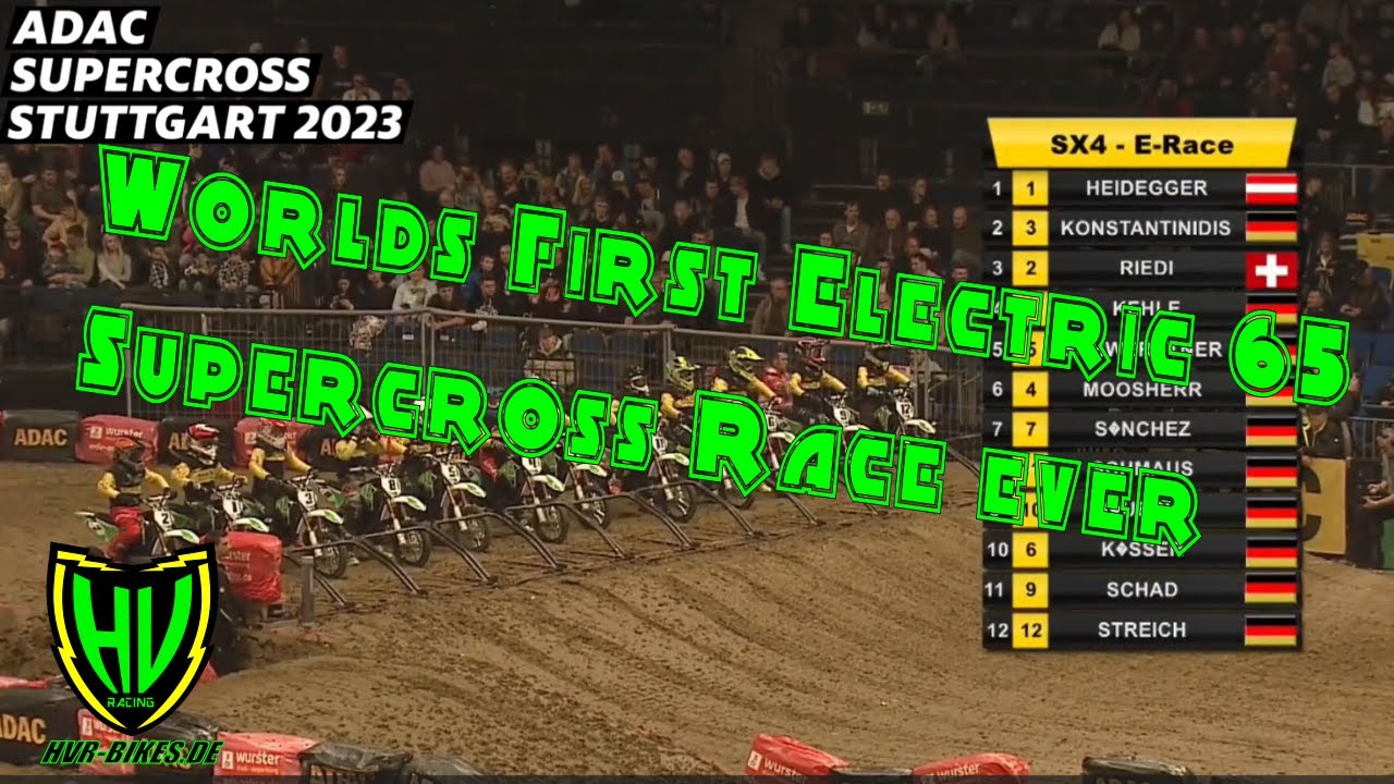Komplettes Rennen ADAC SX Stuttgart 2023 SX4 auf HVR 65PRO / Full race ADAC Supercross on HVR 65PRO