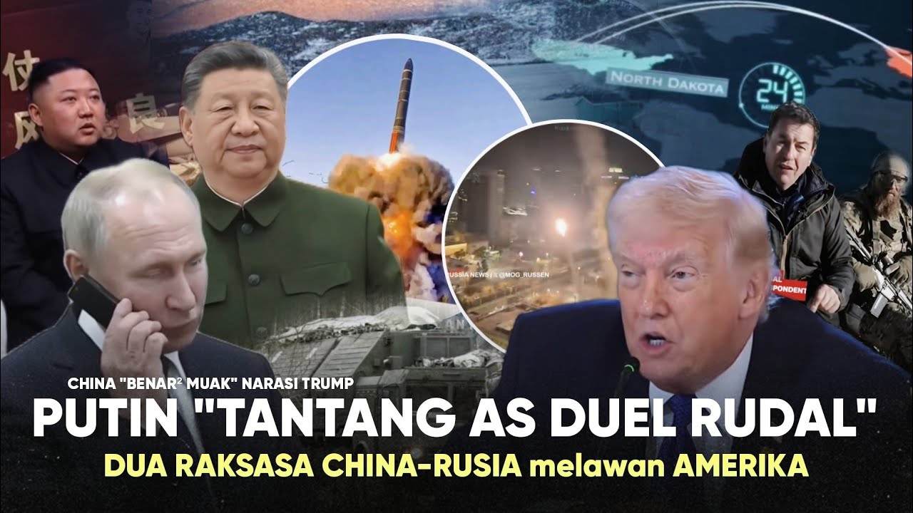CHINA tampar wajah TRUMP di GREENLAND dan IRAN “PUTIN ajak DUEL RUDAL” Dua RAKSASA Melawan AS