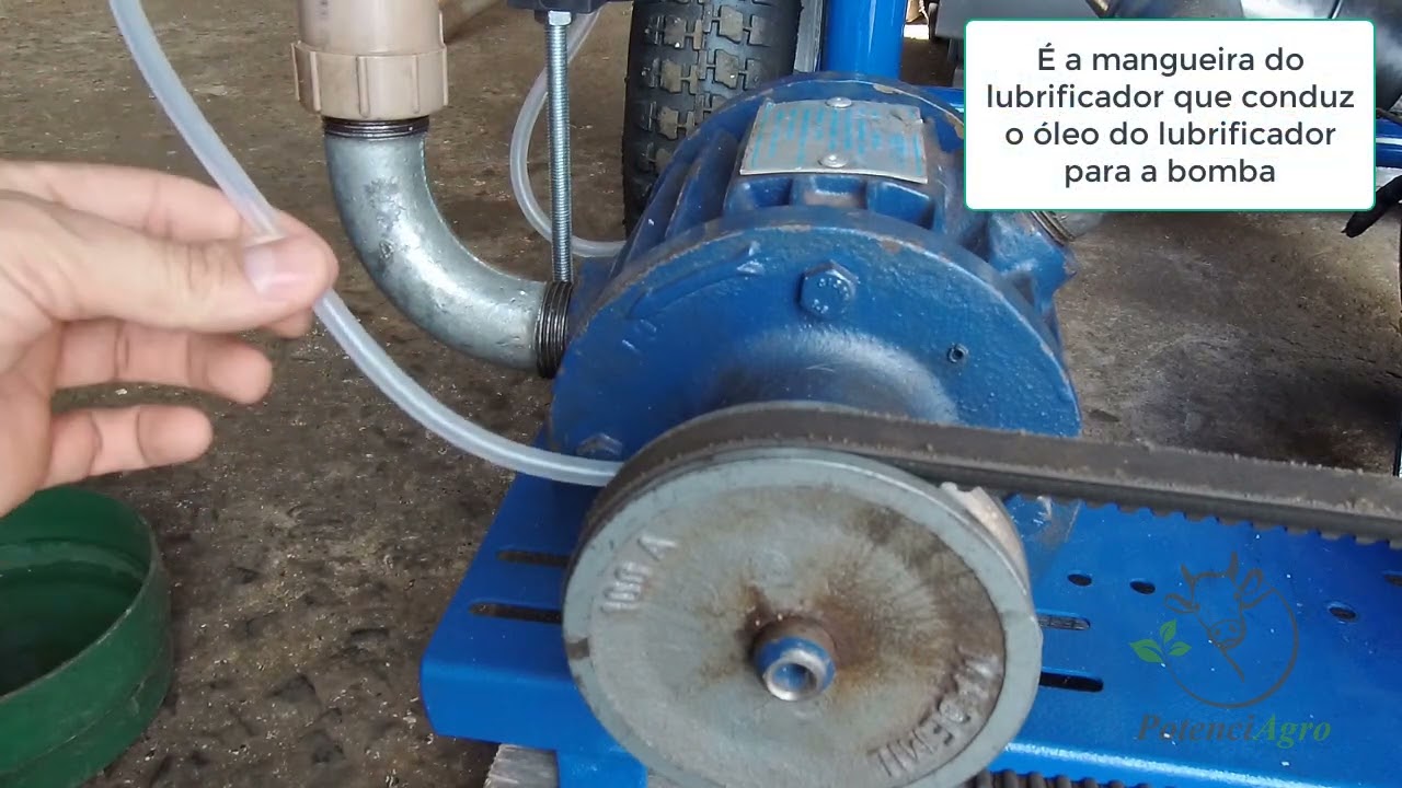 Como limpar o interior da bomba de vácuo com óleo diesel? Expurgo da bomba da ordenha