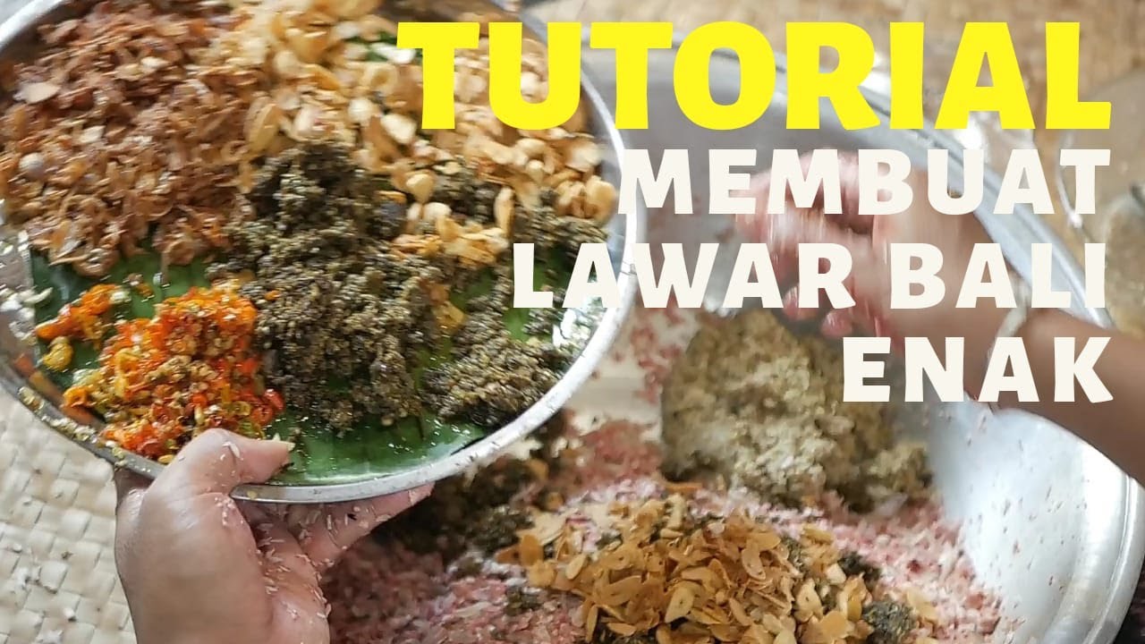 TUTORIAL MEMBUAT LAWAR BALI