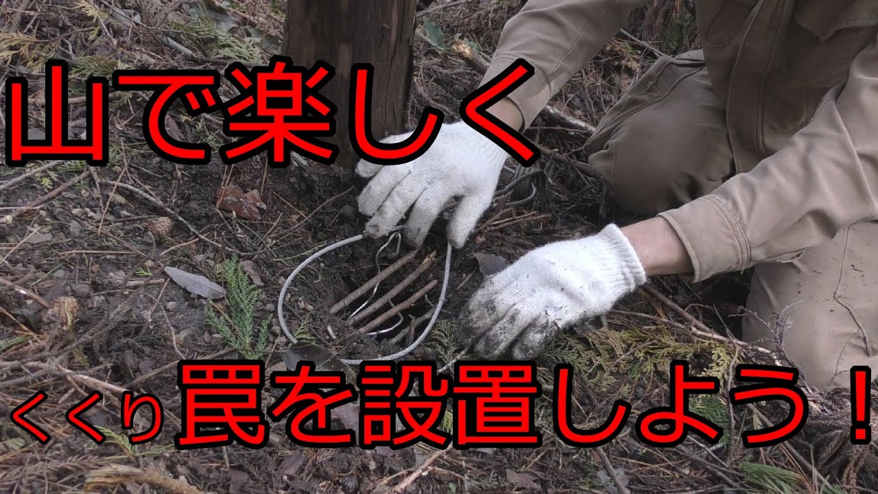 第１話　新しい猟場でくくり罠を設置