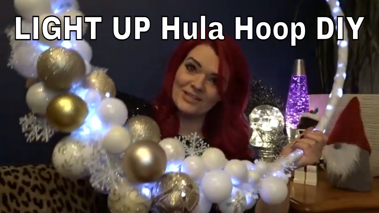 GIANT LIGHT UP Hula Hoop DIY / MoggyBoxCraft