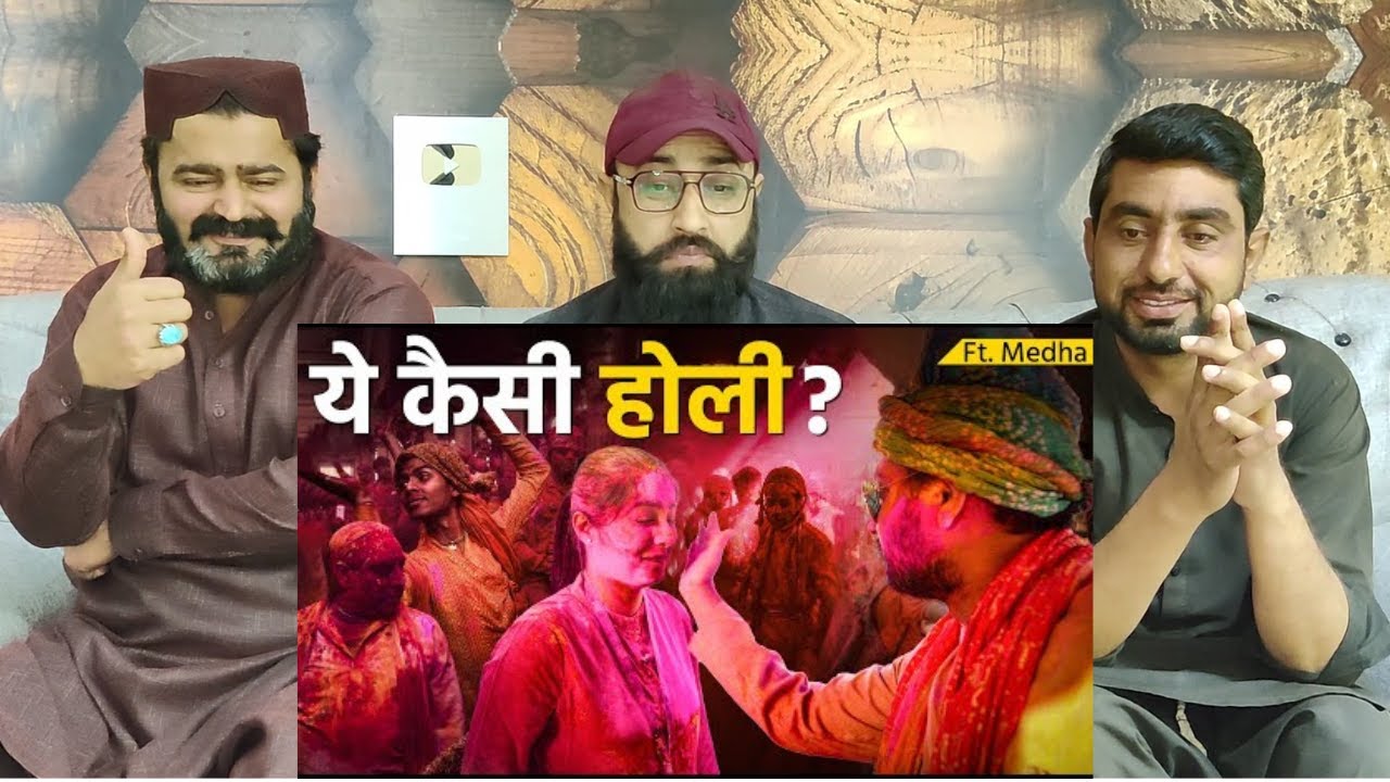 Inside Barsana’s Unique Laddoo Maar Holi ft. Medha  Jist Holi 2025 #PakistaniReaction